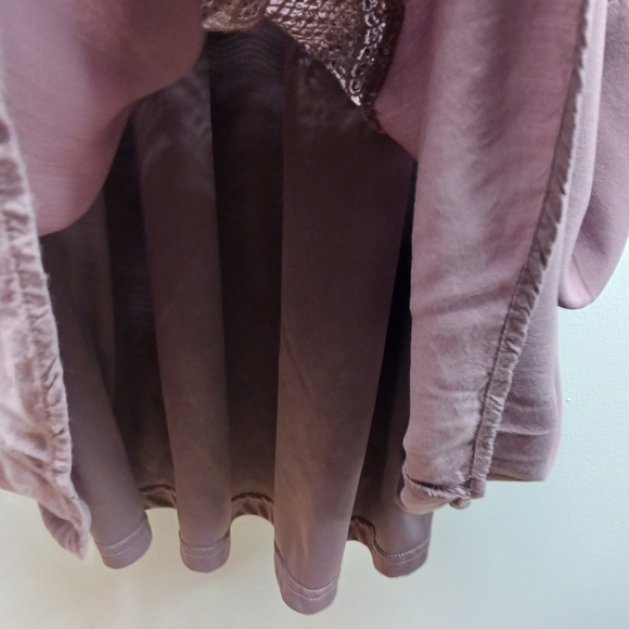 Altar'D State Bohemian Maxi Dress Women Size S Pink Halter Embroidered - Picture 5 of 10